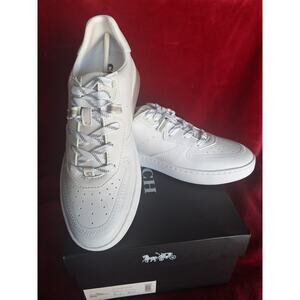 Coach Mens Citysole Court Sneaker White G5509 Leather Low Sz-10 NIB- Never Worn!